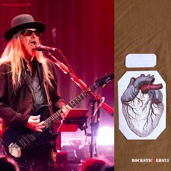 Jerry Cantrell Heart guitar stickers G&L Rampage decal Alice in Chains. Set 2