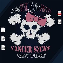 its not pink its not pretty, breast cancer gift, breast cancer svg, cancer awareness, cancer ribbon svg, breast cancer r