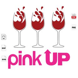 pink up, breast cancer svg, whiskey, whiskey svg, wine lover, cancer awareness, cancer svg, cancer ribbon svg, cancer ri
