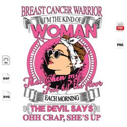 breast cancer warrior, breast cancer gift, beautiful woman svg, breast cancer svg, cancer awareness, cancer ribbon svg,