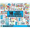 18 Mega Bundle Dr. Suess Png, Dr. Suess Day, Sublimation Print, Teacher love png, Read across America, Dr. Suess Day Png, Thing 1, Rainbow png, Sublimation Inst