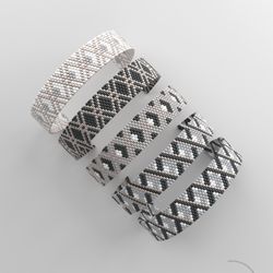 Peyote bracelet pattern, peyote bead pattern, odd count, stitch pattern, pdf file, pdf pattern_174 NO WORD CHART