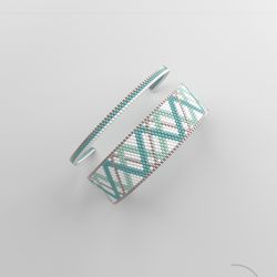 peyote bracelet pattern, peyote bead pattern, odd count, stitch pattern, pdf file, pdf pattern_173 no word chart