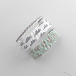 peyote bracelet pattern, peyote bead pattern, odd count, stitch pattern, pdf file, pdf pattern_169 no word chart