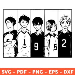 karasuno friends svg, volleyball club svg, volleyball team svg, svg, cricut silhouette svg, files cricut svg - download