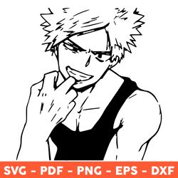 Katsuki Bakugou Svg, Class 1 A Student Svg, My Hero Academia Svg, Anime Svg, Manga Anime Svg, Svg, Png - Download File