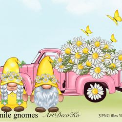 chamomile truck, gnomes png