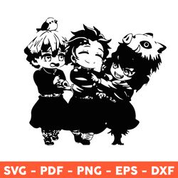 Kimetsu No Yaiba Svg, Agatsuma Zenitsu Svg, Kimetsu Neko Yaiba Svg, Kamado Nezuko Svg, Anime Svg - Download File