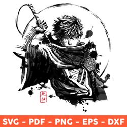 Kurosaki Ichigo Svg, Bleach Svg, Anime Svg, Manga Svg, Japanese Cartoon Svg, Svg, Png, Dxf, Eps - Download File