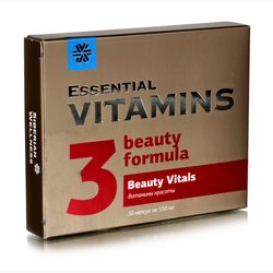 Beauty Vitamins, 30 capsules / Vitamins A, D3, E, K1, B1, B2, B6, B12, C, Q 10, folic acid