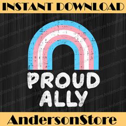 Proud Ally Transgender Transsexual Trans Pride LGBT Month PNG Sublimation Design