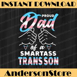 awesome proud trans dad pride lgbt awareness father's day lgbt month png sublimation design