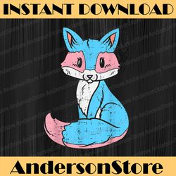 transgender fox transsexual trans pride lgbt month png sublimation design