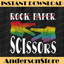 rock paper scissors lesbian couple pride funny lgbt support lgbt month png sublimation design
