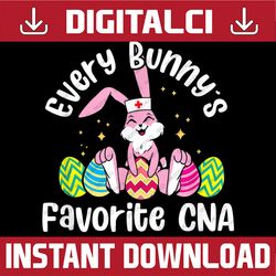 everybody bunny's favorite cna cute easter day nurse easter day png, happy easter day sublimation design