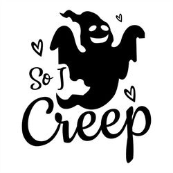 so i creep ghost svg silhouette