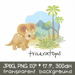 triceratops | sublimation design png