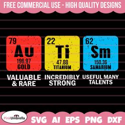 autism puzzle chemical element autism awareness svg, puzzle piece svg, autism svg, svg files for cricut, autism ribbon