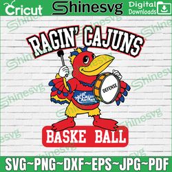 Louisiana Ragin' Cajuns Basketball Fabulous Cajun Chicken, Basketball svg, Sport svg, svg, Digital Download