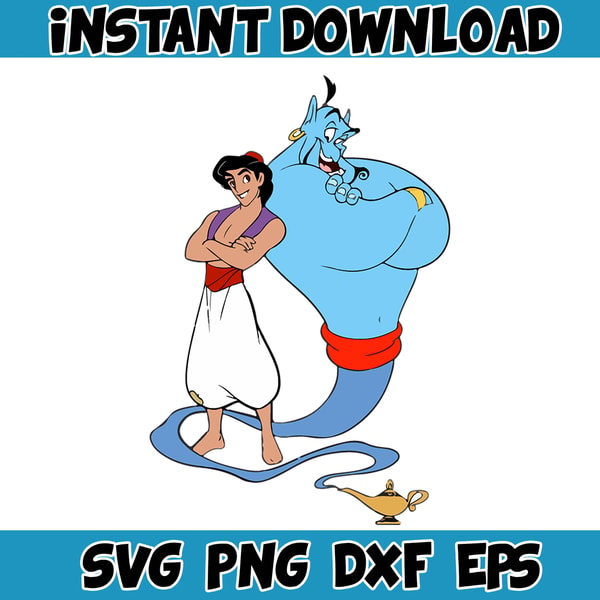 Aladdin Cut Aladdin SVG, Layered SVG, Aladdin Cut File, Aladdin Cricut f - Inspire ...