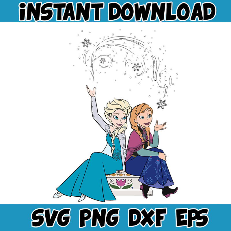 Frozen SVG, Frozen Svg, Anna Svg, Olaf Svg, Frozen Silhouette, Frozen Clipart (12).jpg