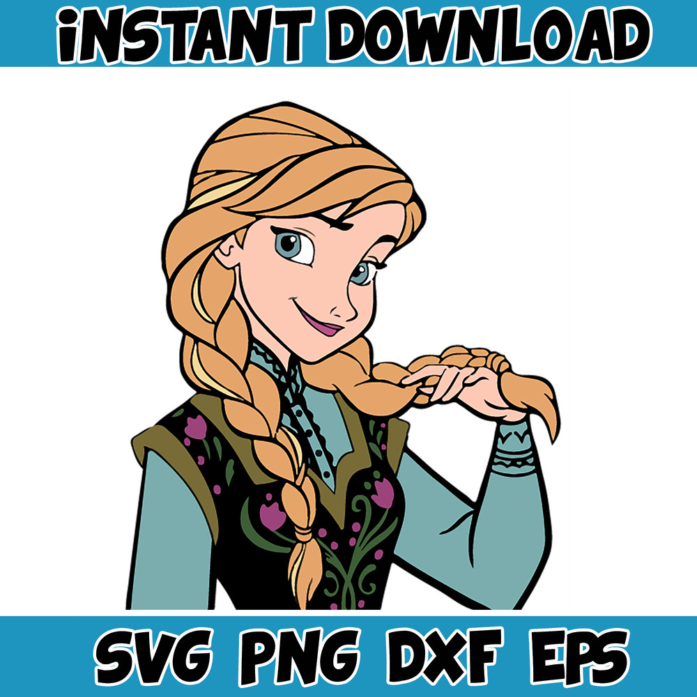 Frozen SVG, Frozen Svg, Anna Svg, Olaf Svg, Frozen Silhouette, Frozen Clipart (6).jpg