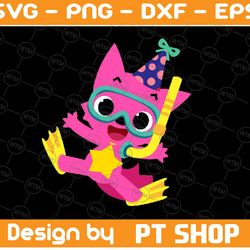 fong svg,pink fong svg, cricut cut files, shark family doo doo doo vector eps, silhouette dxf