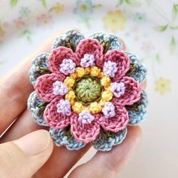 Sweet Flower in Wonderland Crochet pattern PDF