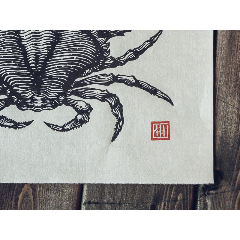linocut print sea crab-4.jpg