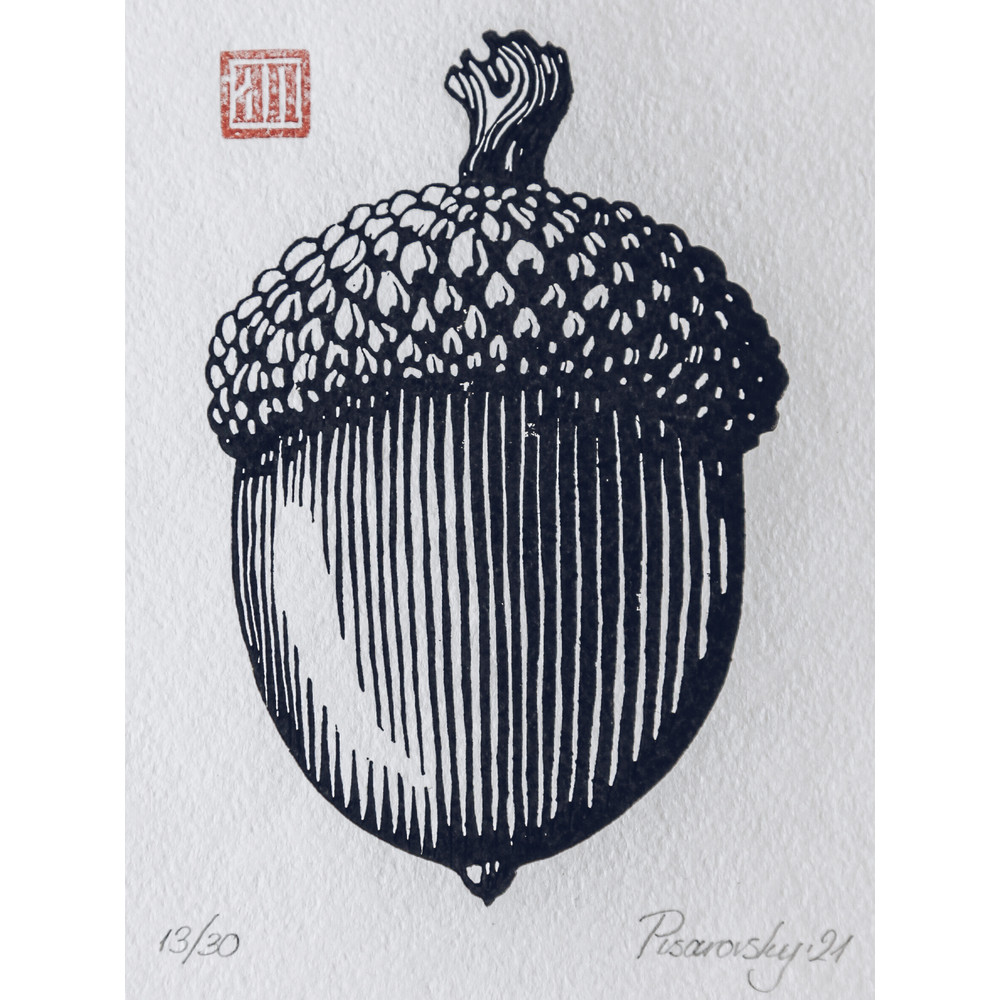linocut print acorn oak-3.jpg