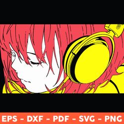 Anime Girl Svg, Anime Character Svg, Manga Svg, Anime Svg, Anime Girl Png, Loves Anime Svg - Download  File