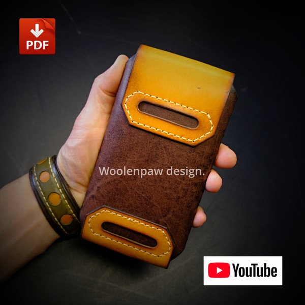 Leather pattern - Phone case - Half stitchless - tree size i - Inspire ...