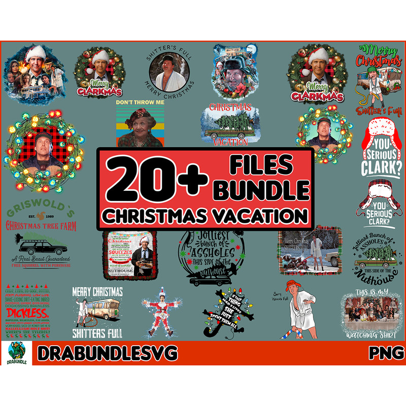 20 Christmas Vacation, Sublimation Design, PNG, Digital Download, Shitters-full PNG, Cousin Eddie, Griswold, Laser Cut, Hallmark Movie Instant Download.jpg