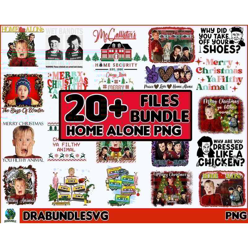 20 Home alone Png bundle, wet bandits , christmas Png bundle, Merry christmas ya filthy animal, home alone Png, Christmas bundle Instant Download.jpg
