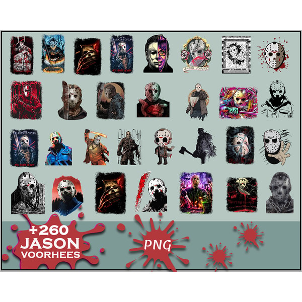 260 Jason voorhees PNG ,Halloween Horror Movies Characters B - Inspire ...