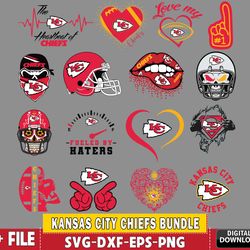 170 file Kansas City Chiefs svg, Nfl svg, Bundle superbowl Digital Cut Files , super bowl svg, for Cricut, file cut