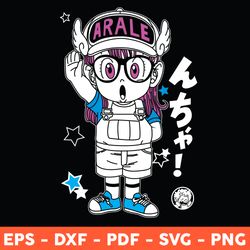 arale svg, norimaki arale svg, dragon ball svg, arale dragon ball svg, arale anime svg, svg, png, eps - download  file