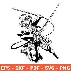 Armin Arlert Svg, Armin Arlert Shingeki No Kyojin Svg, Attack On Titan Svg, Anime Svg, Manga Svg - Download  File