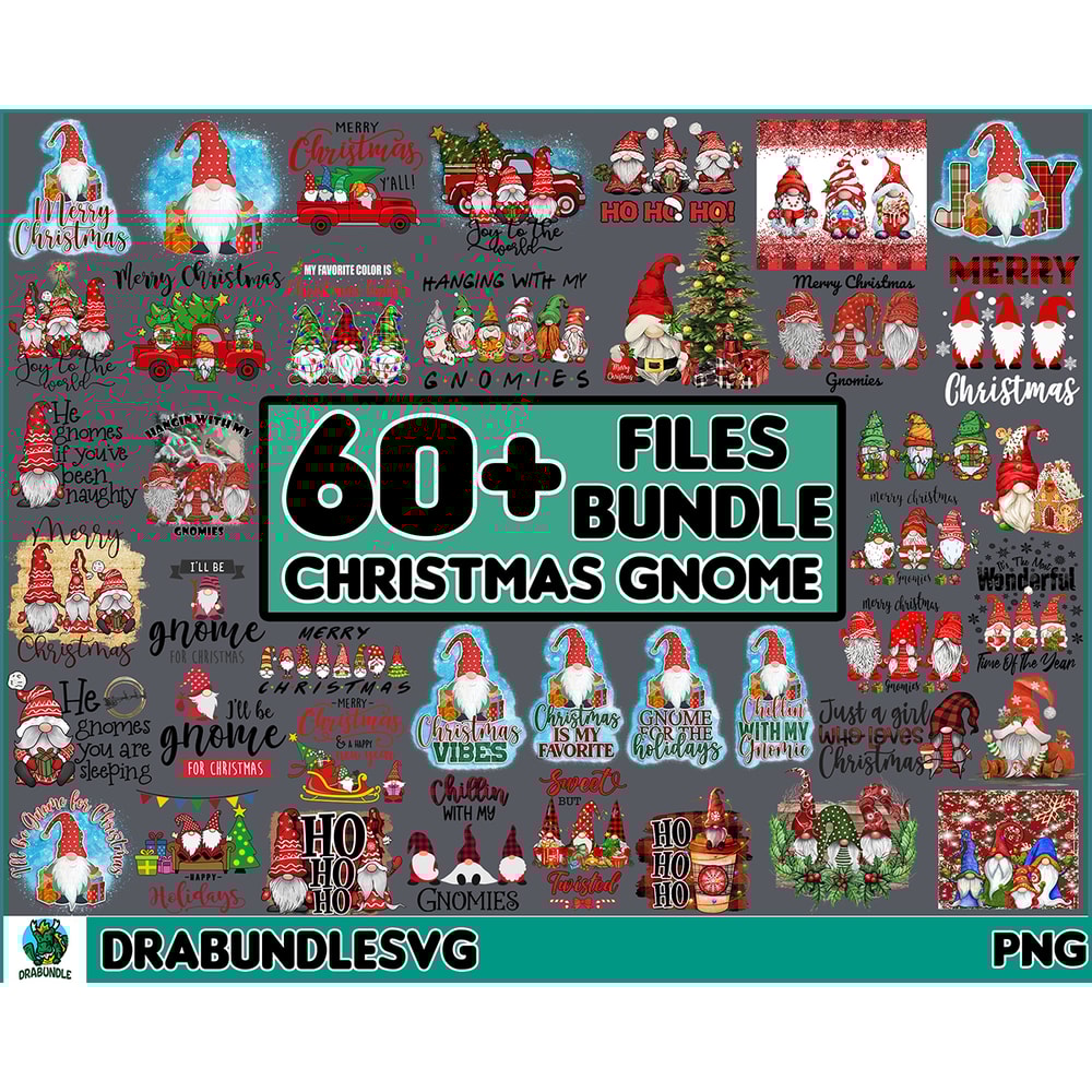 60 Files Christmas Gnome Png Bundle, Merry Christmas Png, Christmas Shirt Png, Funny Christmas Png, Christmas Tree Png, Instant Download.jpg