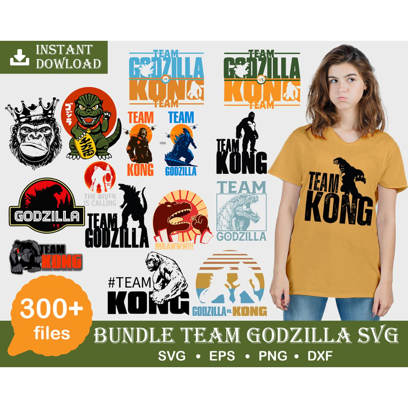 Team Godzilla Sticker Team Godzilla Bundle Svg, Godzilla Svg, Team Godzilla Svg, T | Inspire ...