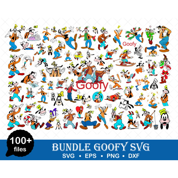 Goofy R Goofy Bundle Svg, Goofy Svg, Goofy Clipart, Disney Character | Inspire ...