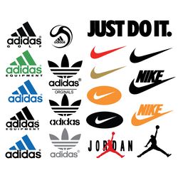 popular sport brands logo bundle svg, trending svg, sport svg, adidas svg