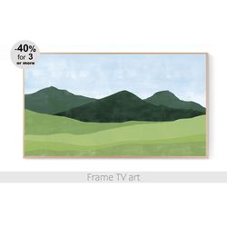 Frame TV Art landscape spring, Frame TV art green painting, Frame TV art nature, Samsung Frame TV art Download 4K | 463