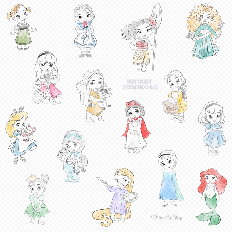 Bundle-princess-clipart