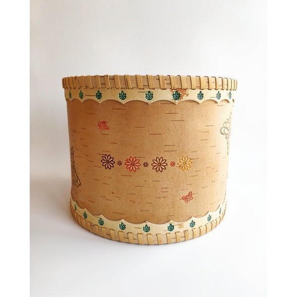 Round Birch bark box | Inspire Uplift