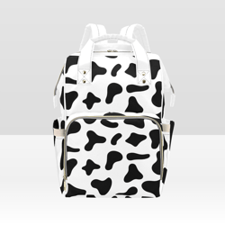 Cow Print Diaper Bag Backpack