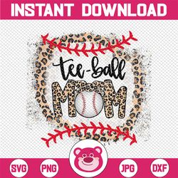tee-ball mom png sublimation design download, tee-ball mom png, tee-ball mom leopard png, teeball sublimation png, tee-b