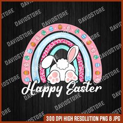 happy easter, leopard rainbow easter bunny rabbit happy easter teacher, easter png, happy easter png, easter day png