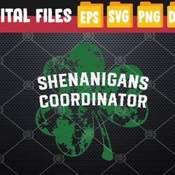 shenanigans coordinator shenanigator st patricks day cheeky svg, eps, png, dxf, digital download