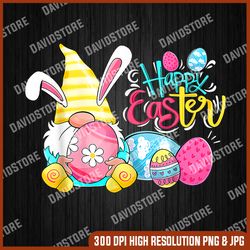 happy easter, gnome easter egg hunt gnomes bunny happy easter day gifts, easter png, happy easter png, easter day png